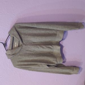 Gilly Hicks Crop Front zip Hoodie Large